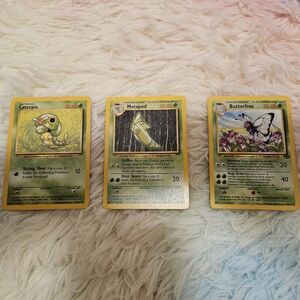 Set Of 3 Pokémon Trading Cards